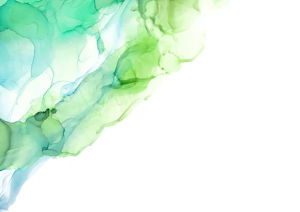 Alcohol inkt zee textuur. Vloeibare inkt abstracte achtergrond. kunst voor ontwerp — Stockfoto