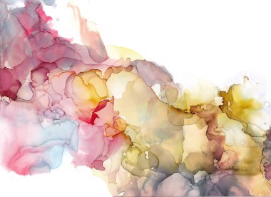 Alkol mürekkep deniz doku. Sıvı mürekkep arka plan. sanat tasarım