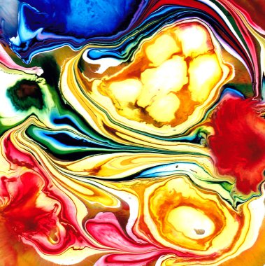 Yüksek kalite. Alkol mürekkep modern soyut resim, çağdaş ayrıntıları sanat.