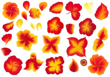 Çiçekler bir kontur stili resim arka plan ayarla..