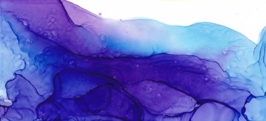 Alcohol ink air texture. Fluid ink abstract background. art for design clipart