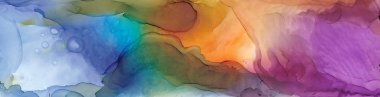 Alcohol ink multicolor texture. Fluid ink abstract background. art for design clipart