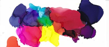 Alkol mürekkep çok renkli doku. Sıvı mürekkep arka plan. Sanat Tasarım