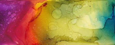 Alcohol ink multicolor texture. Fluid ink abstract background. art for design clipart