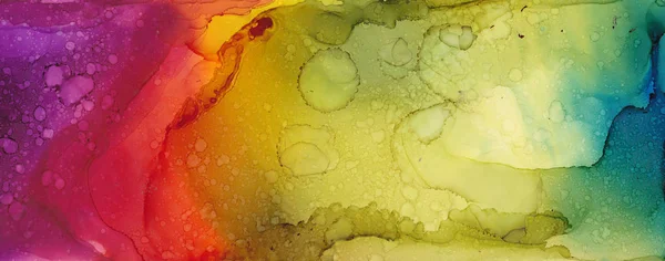 Encre d'alcool texture multicolore. Encre fluide fond abstrait. art pour le design — Photo