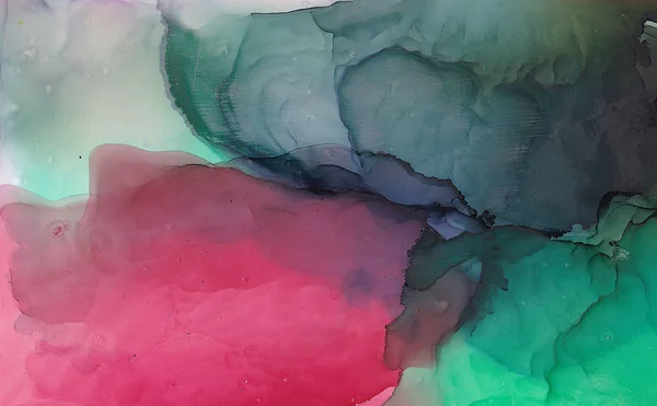 Alkohol Tinte mehrfarbige Textur. flüssige Tinte abstrakten Hintergrund. Kunst für Design — Stockfoto