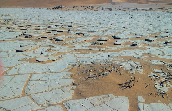 Clay Sujo Fundo Fissura — Fotografia de Stock