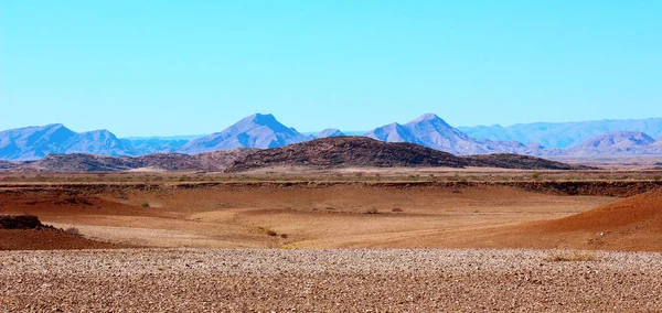 Woestijnlandschap Afrika — Stockfoto