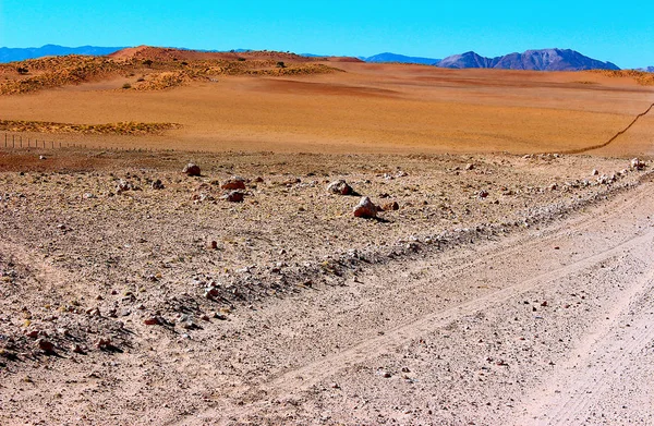 Paisagem Deserto África — Fotografia de Stock