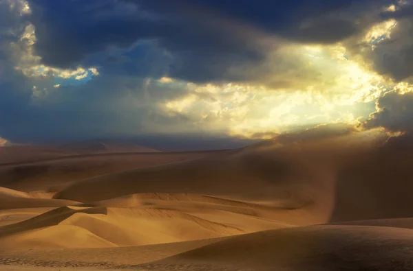 Nádherné Písečné Duny Dramatické Panorama Pouště Namib — Stock fotografie