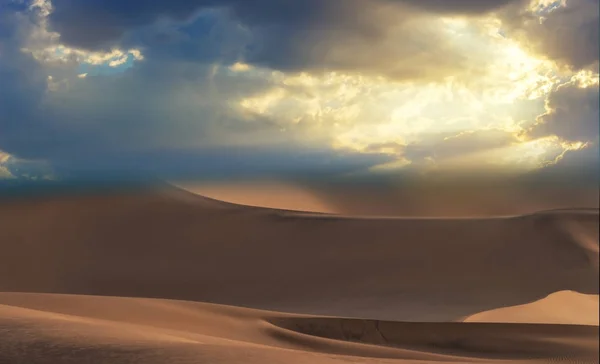 Hermosas Dunas Arena Cielo Dramático Desierto Namib — Foto de Stock