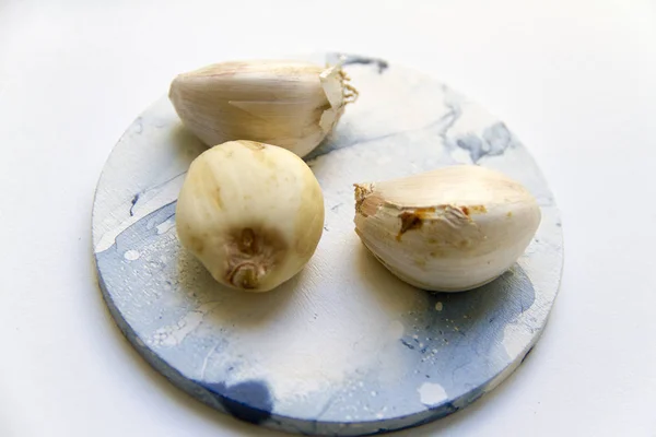 Mermer etkisi yüzeyinde diş sarımsak