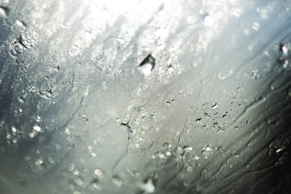 Goccia Pioggia Superficie Auto Sfondo Goccia Acqua — Foto Stock
