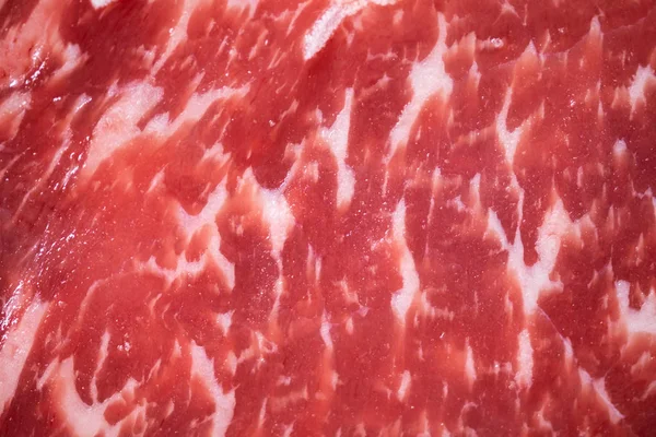 Consistenza Red Raw Steak Sirloin contro — Foto Stock