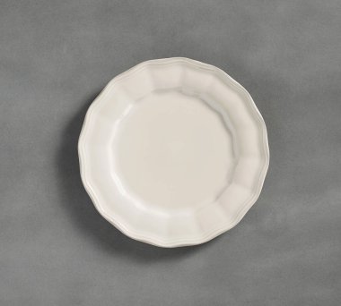 Basit Modern Renk Tabağı - Basit Taslak Akşam Yemeği Koleksiyonu - Beyaz renkli yemek takımı