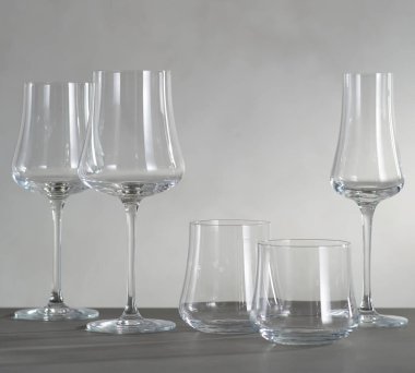 Siyah & Beyaz Gümüş Şarap Kadehi