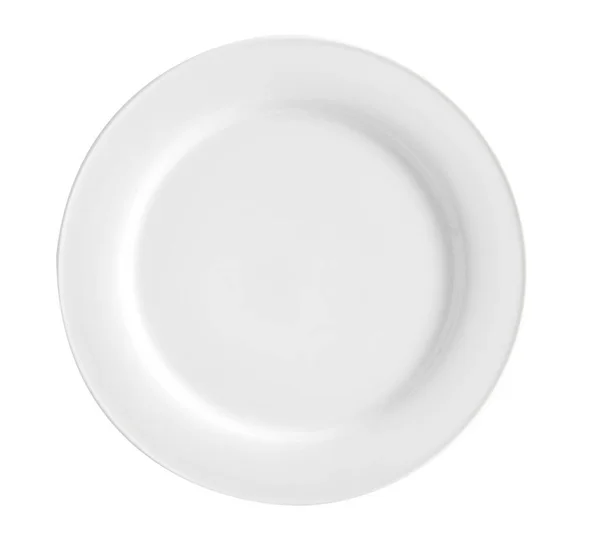 White Simple Modern Color Plate Simple Sketch Dinnerware Collection White — Stockfoto