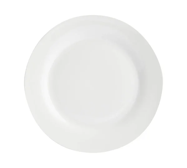 White Simple Modern Color Plate Simple Sketch Dinnerware Collection White — Stockfoto