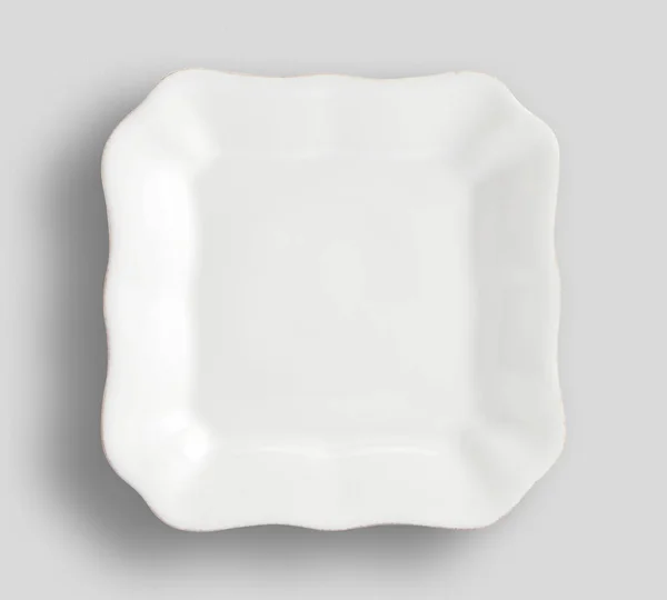 White Simple Modern Color Plate Simple Sketch Dinnerware Collection — Stockfoto