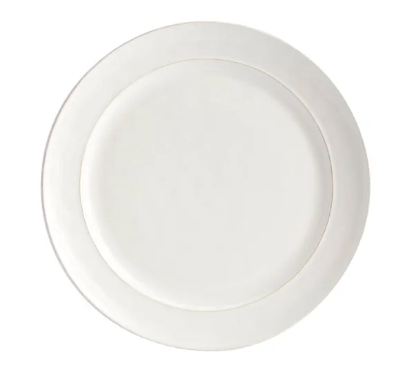 Simple Modern Color Plate Simple Sketch Dinnerware Collection White Color — Stockfoto