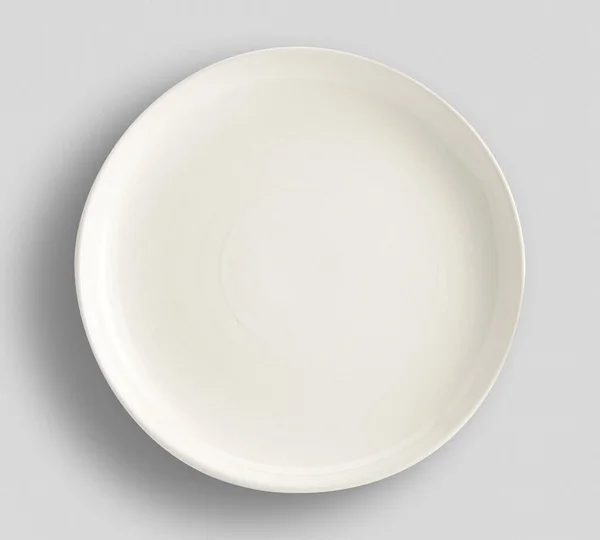 Simple Modern Color Plate Simple Sketch Dinnerware Collection White Color — Stockfoto
