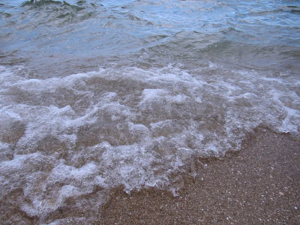 海辺の写真 海岸の美しい波 — ストック写真