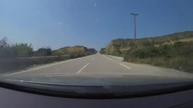 Finikounta Pylos bir araba yol gezisi bir zaman atlamalı - Yunanistan