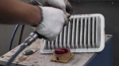 Toz temizlik için araba motoru filtre üfleme elektrik blowers Hava Kuvvetleri kullanılarak çekim mekanik yakın