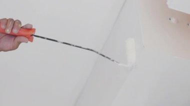 Handyman boyama evi iç closeup