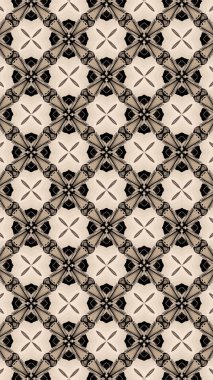 Süslü geometrik desen ve soyut çok renkli arka plan