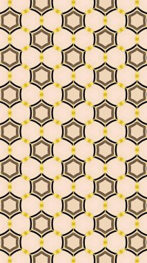 Süslü geometrik desen ve soyut çok renkli arka plan