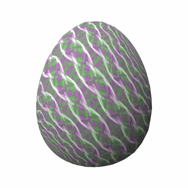 Pomysłowo Zaprojektowane Kolorowe Easter Egg Ozdobny Geometryczny Abstrakcyjny Kolorowy Wzór — Zdjęcie stockowe