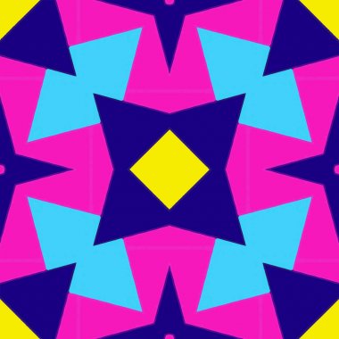 Desen kiremit, süslü geometrik desen ve soyut renkli arka plan