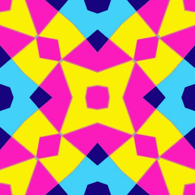 Desen kiremit, süslü geometrik desen ve soyut renkli arka plan