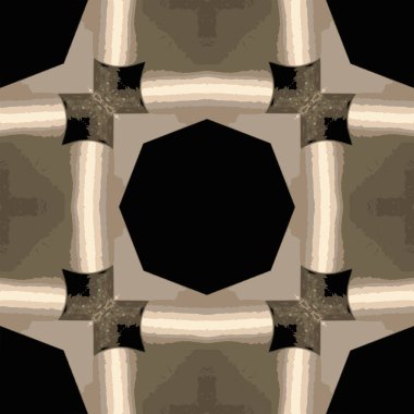 Desen kiremit, süslü geometrik desen ve soyut renkli arka plan