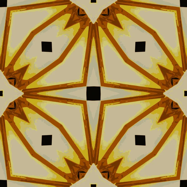 Flatfliser Dekorert Geometrisk Mønster Abstrakt Farget Bakgrunn – stockfoto