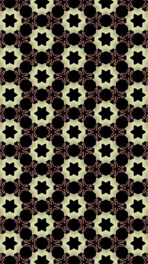 Süslü geometrik desen ve soyut çok renkli arka plan