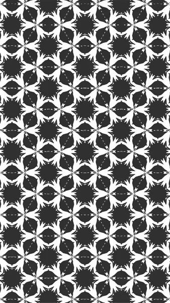 Motif Géométrique Orné Noir Blanc Fond Abstrait — Photo