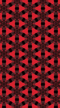 Süslü geometrik desen ve soyut çok renkli arka plan