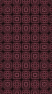 Süslü geometrik desen ve soyut çok renkli arka plan