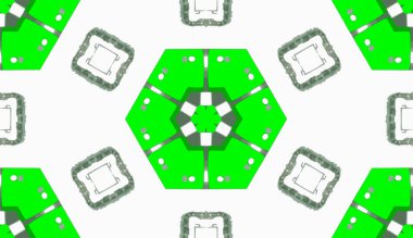 Desen kiremit, süslü geometrik desen ve soyut renkli arka plan