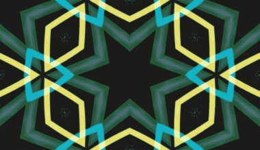 Desen kiremit, süslü geometrik desen ve soyut renkli arka plan