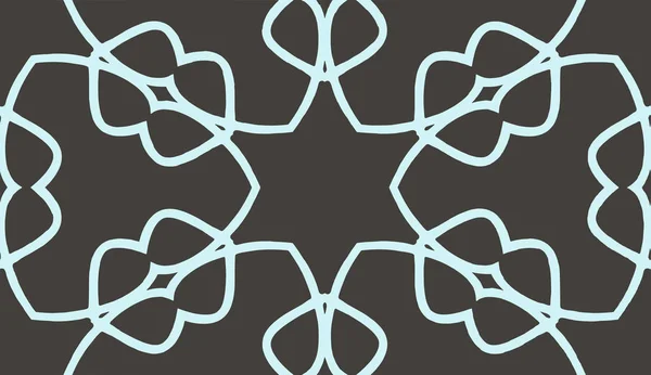 Πλακίδιο Μοτίβου Περίτεχνο Γεωμετρικό Μοτίβο Και Αφηρημένο Φόντο Δύο Τόνων — Φωτογραφία Αρχείου