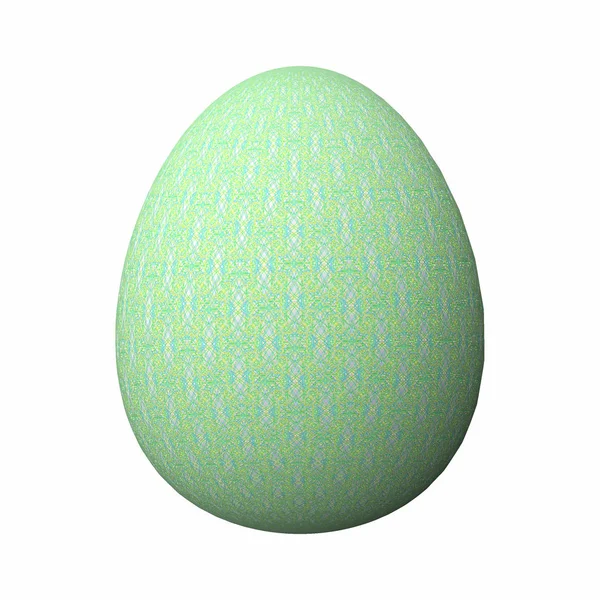 Artfully Designed Colorful Easter Egg Ornate Geometric Abstract Colored Pattern — Stock Photo, Image