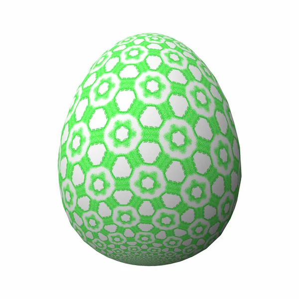 Huevo Pascua Artísticamente Diseñado Colorido Patrón Color Geométrico Abstracto Adornado —  Fotos de Stock