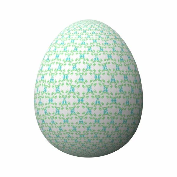 Huevo Pascua Artísticamente Diseñado Colorido Patrón Color Geométrico Abstracto Adornado — Foto de Stock
