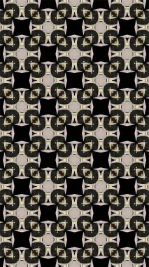 Süslü geometrik desen ve soyut çok renkli arka plan