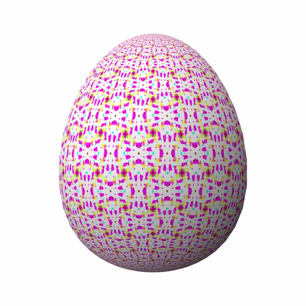 Happy Easter Frohe Ostern Artfully Designed Colorful Easter Egg Illustration — Stock Photo, Image