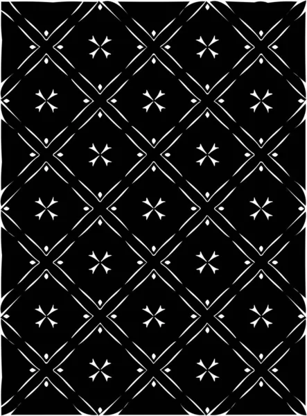 Black White Ornate Geometric Pattern Abstract Background — Stock Photo, Image