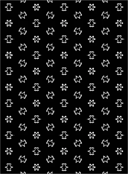 Modello Geometrico Decorato Bianco Nero Sfondo Astratto — Foto Stock